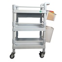 CARRO UTILITARIO PARA HOSPITAL 3 NIVELES