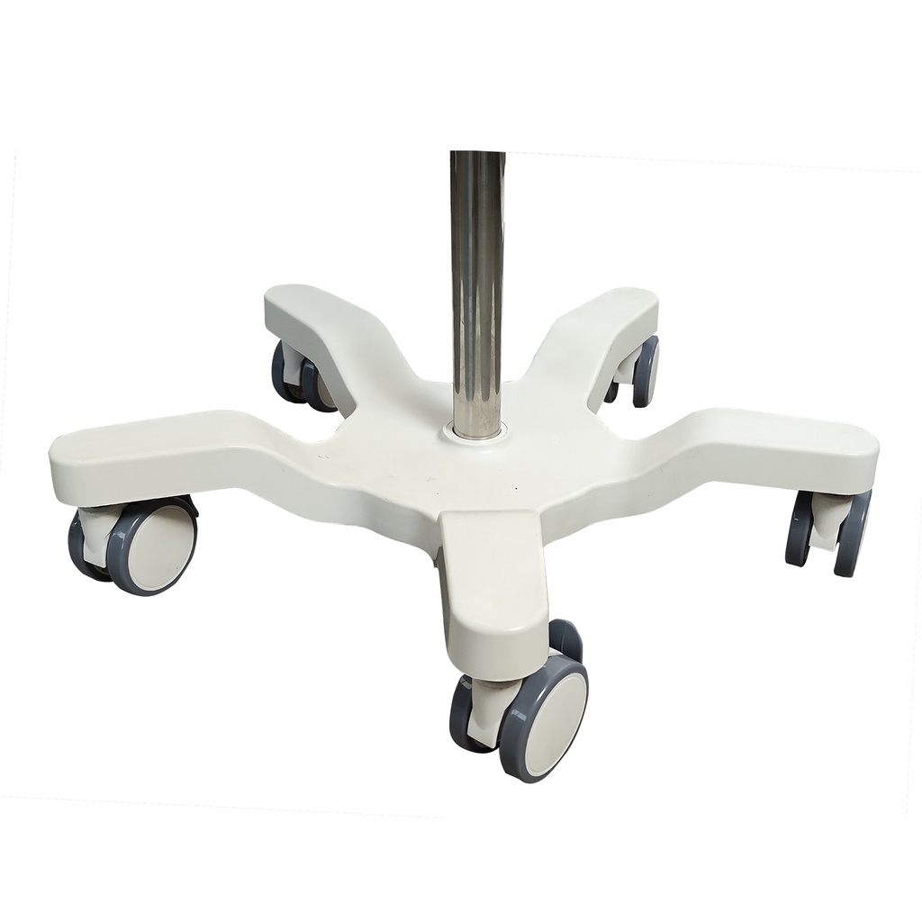 PORTAVENOCLISIS RODABLE CON CHAROLA