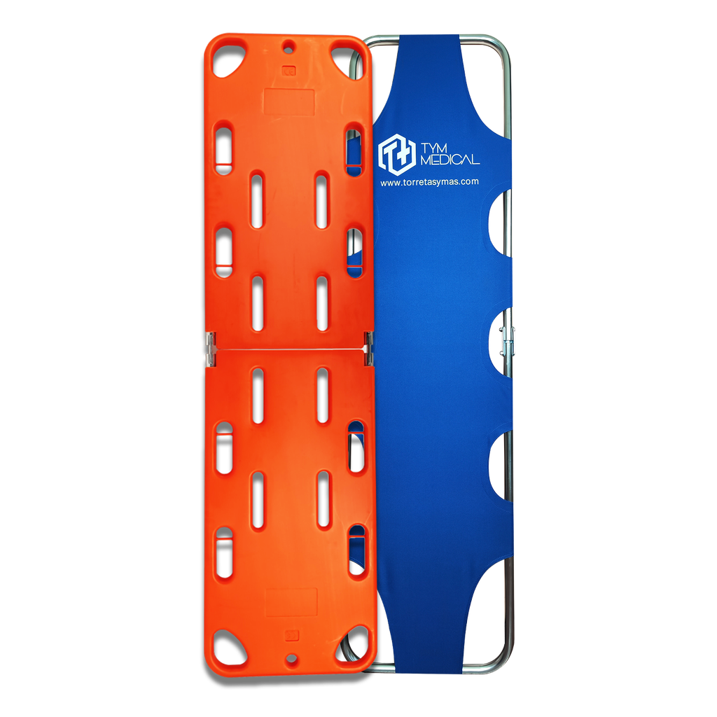 KIT CAMILLA RÍGIDA PLEGABLE CON CAMILLA MARINA